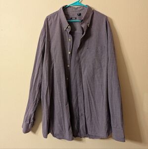 IZOD Men's Casual Lavender Button Down Shirt